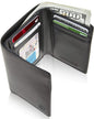 Vegan Leather Trifold Wallet – ID Window, RFID Blocking