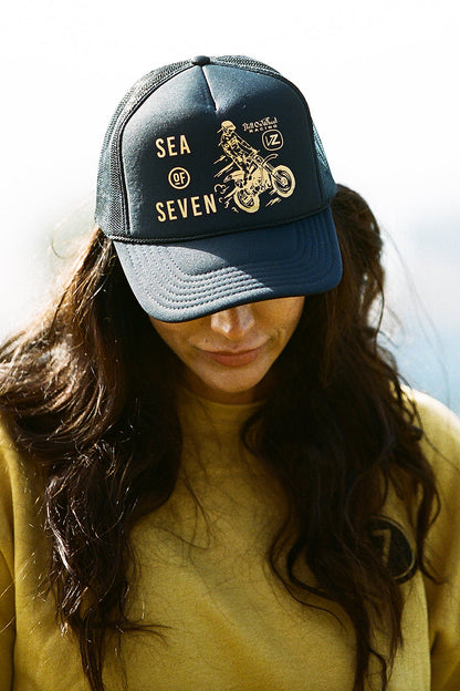 For The Win Trucker Hat - Black