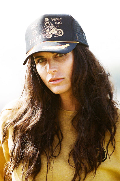 For The Win Trucker Hat w/ Oak Leaves