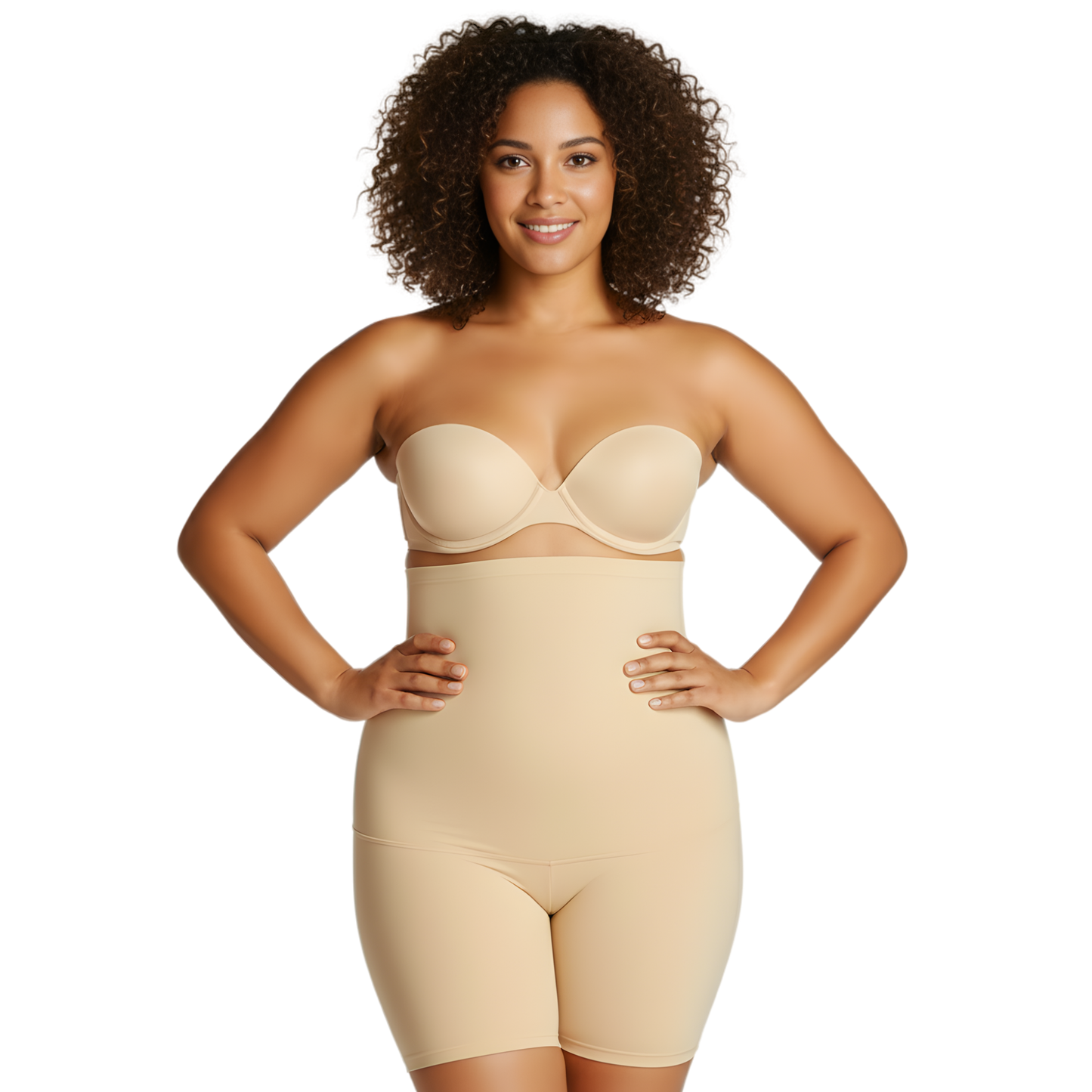 InstantFigure Hi-Waist Shorts Plus Size Shapewear WSH4171C