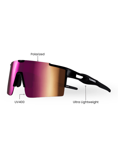 Cherry Pink Polarized Running Sunglasses - UV400 for Men & Women | X365